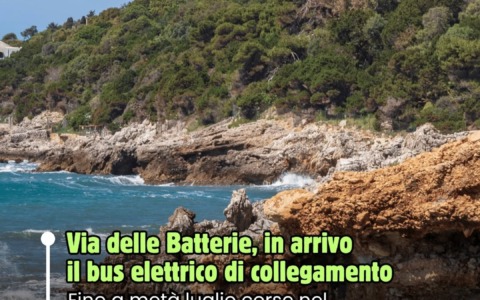 Navetta elettrica per la scogliera di San Felice Circeo