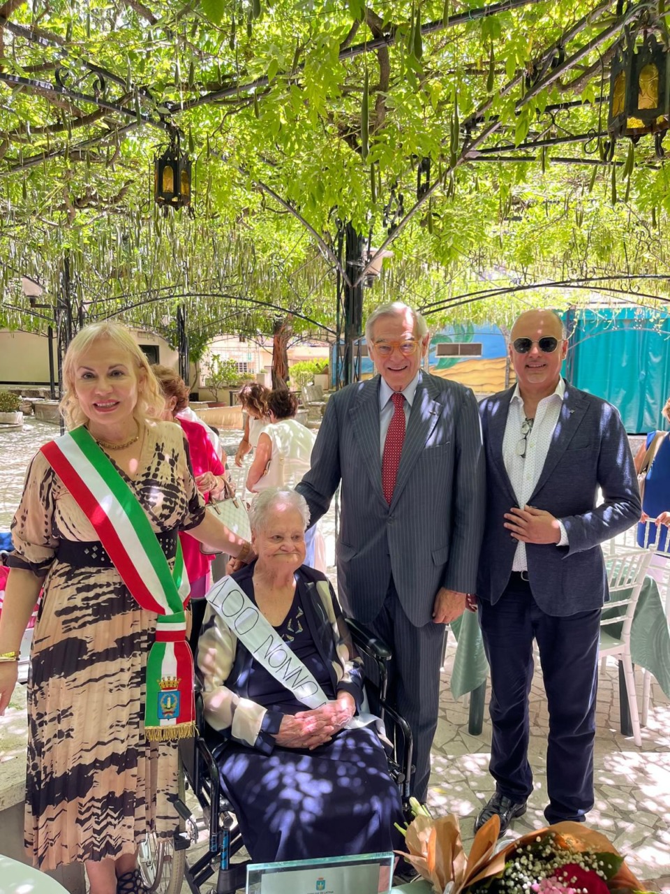 Maria Bigolin festeggia 100 anni con il sindaco