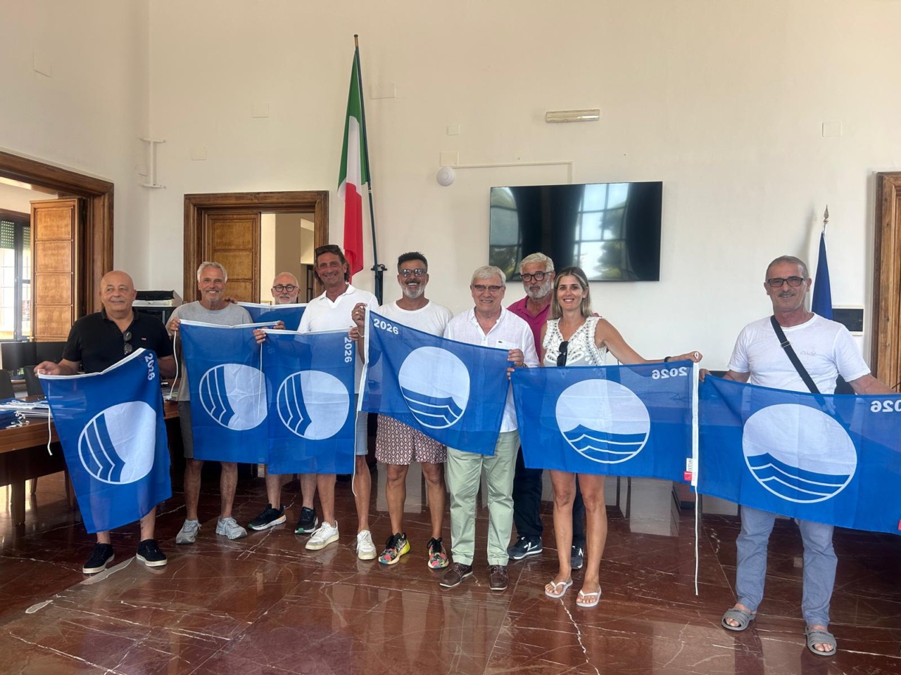 Sabaudia riceve la Bandiera Blu per il biennio 2026-2027
