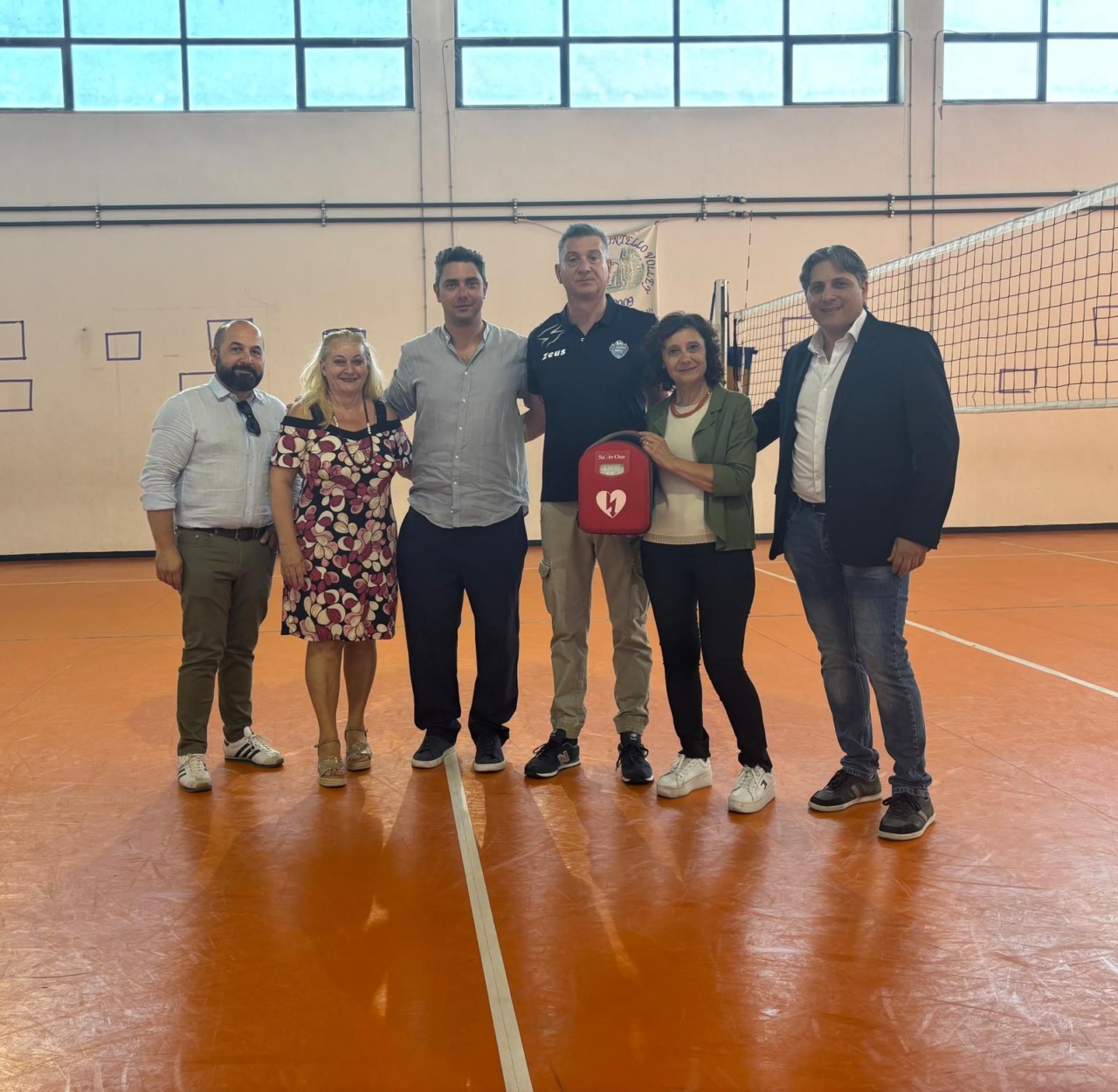 Defibrillatore donato alla scuola di Borgo Montello