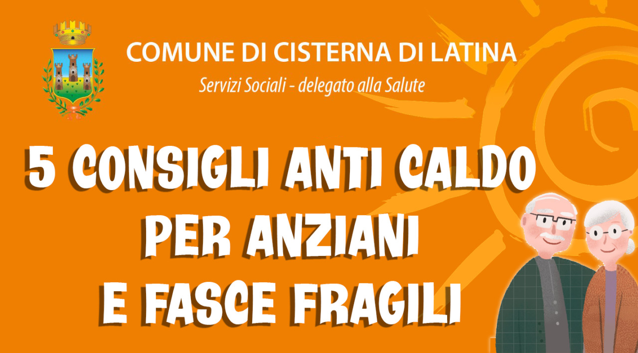 Guida del Comune per affrontare il caldo estivo in sicurezza