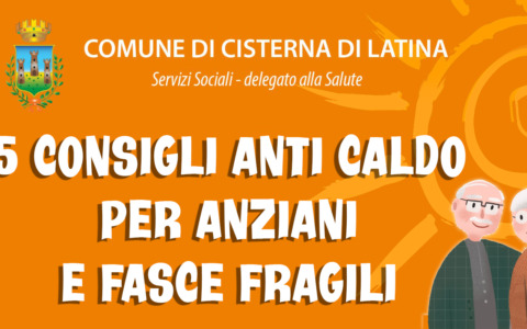 Guida del Comune per affrontare il caldo estivo in sicurezza