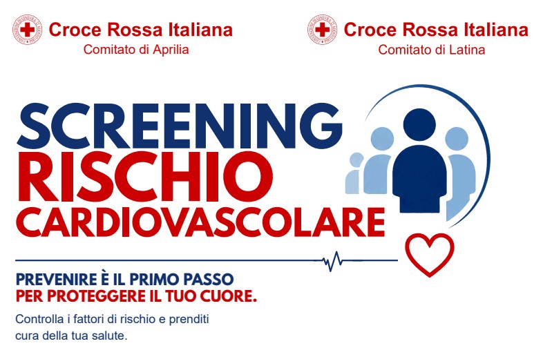 Screening cardiovascolare gratuito a Aprilia e Cisterna