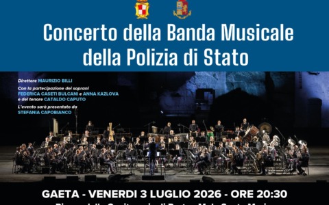 Concerto della Banda Musicale della Polizia a Gaeta