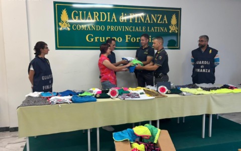 Capi confiscati dalla Guardia di Finanza donati alla Caritas
