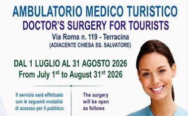 Riapre l’Ambulatorio Medico Turistico a Terracina