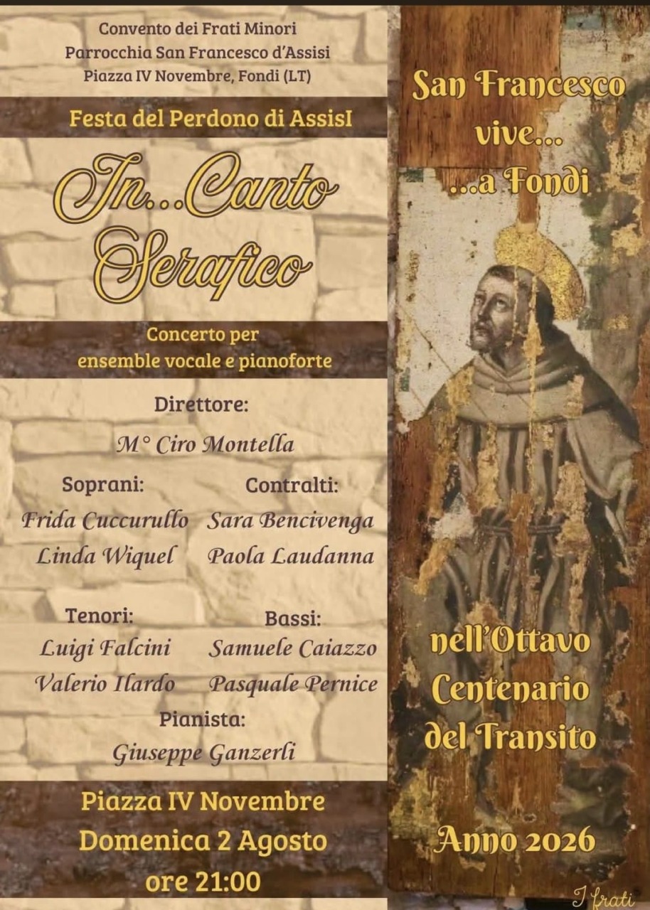 Fondi celebra San Francesco con un ricco programma estivo
