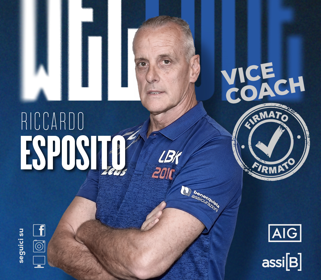 Riccardo Esposito è il nuovo vice allenatore della Benacquista