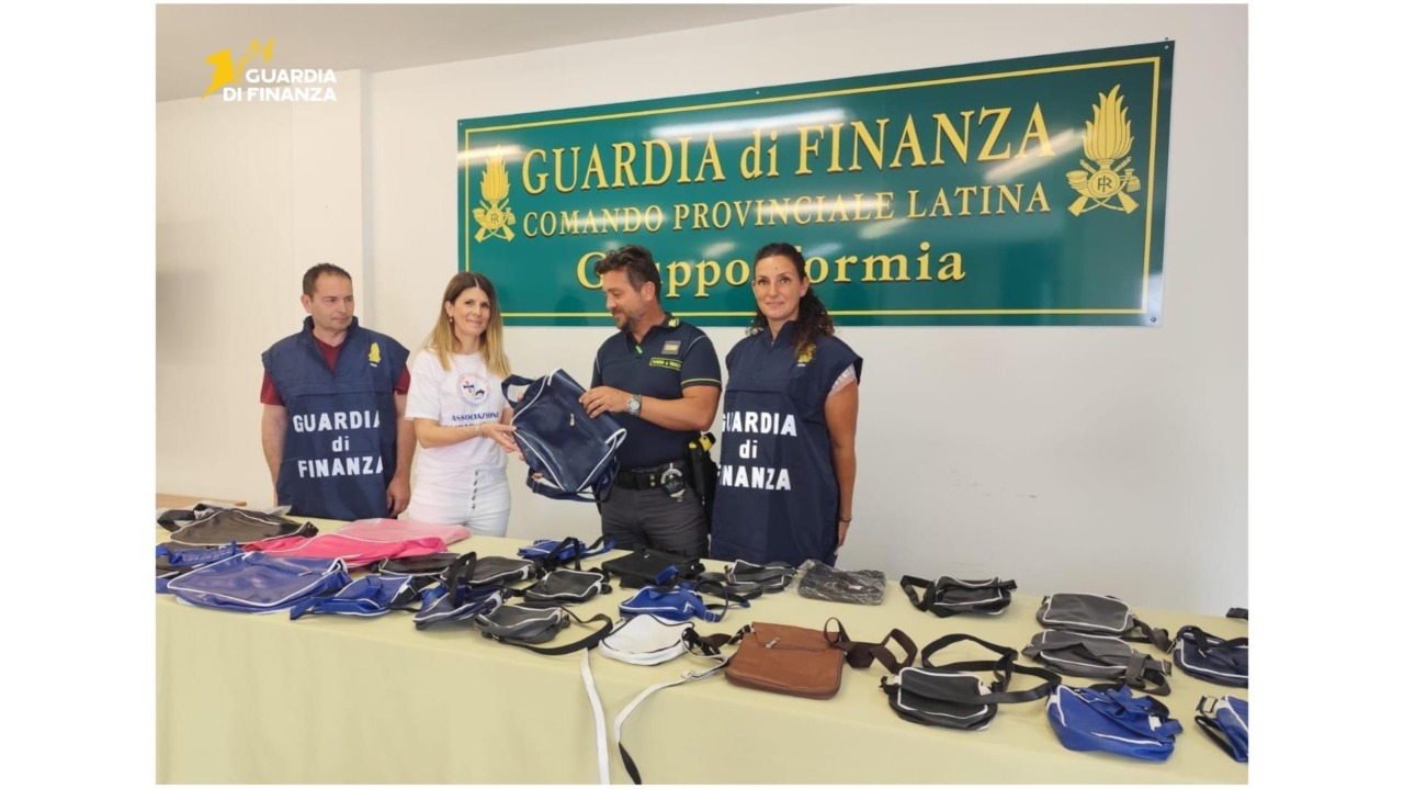 Capi contraffatti donati a chi ne ha bisogno