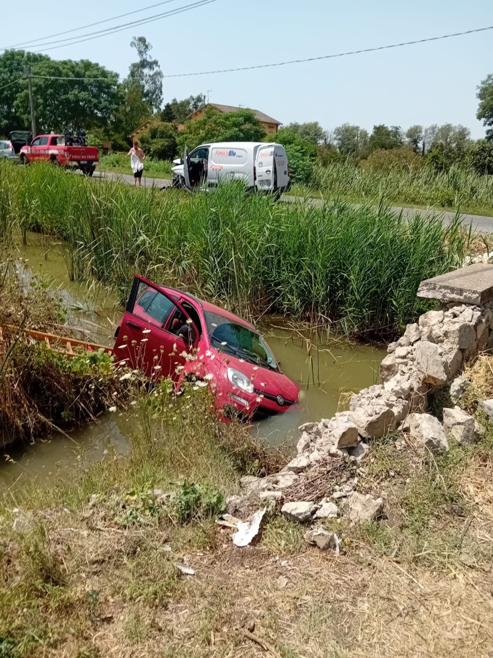 Incidente sulla Migliara 55: due feriti, uno grave