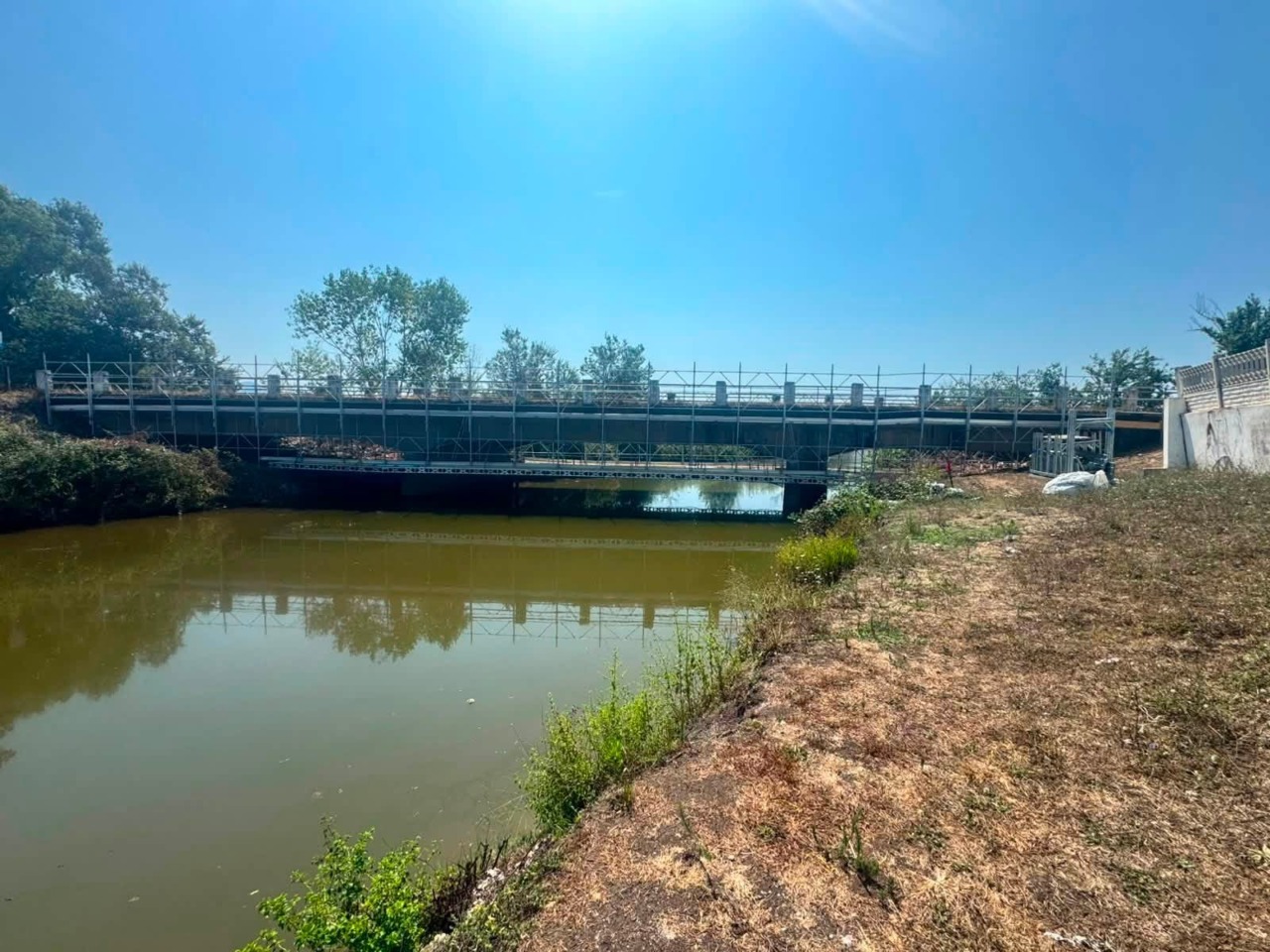 Interventi di manutenzione sul ponte della Migliara 54