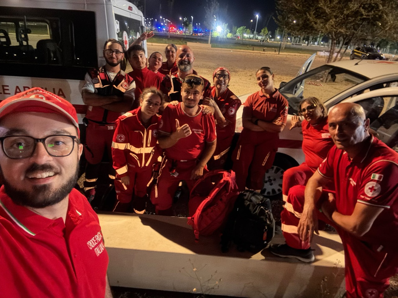 La Croce Rossa di Aprilia al concerto di Ultimo