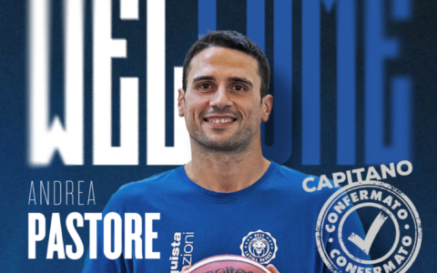 Andrea Pastore confermato capitano della Benacquista Latina