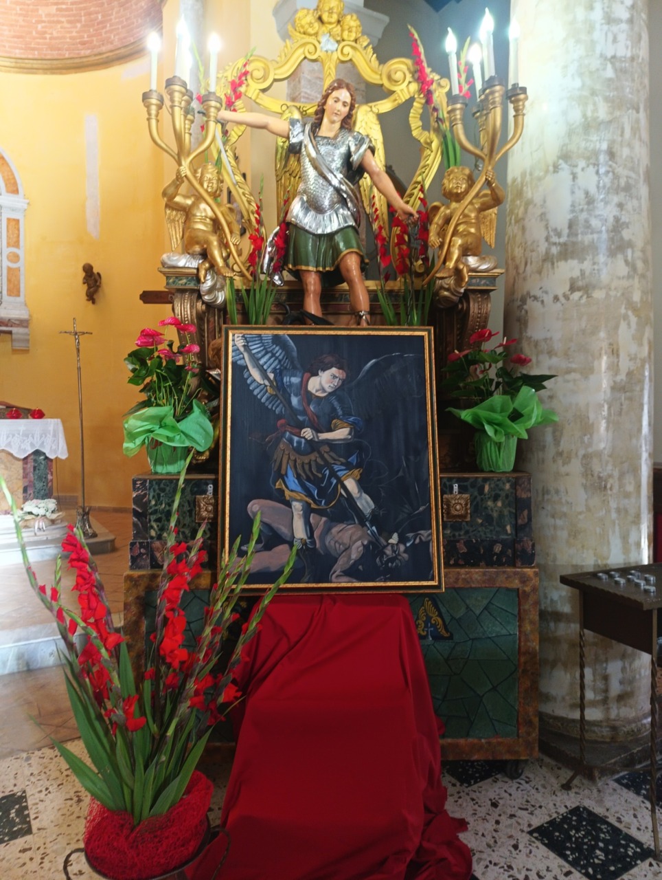Pisterzo, svelata la tela di San Michele firmata da Lattanzi