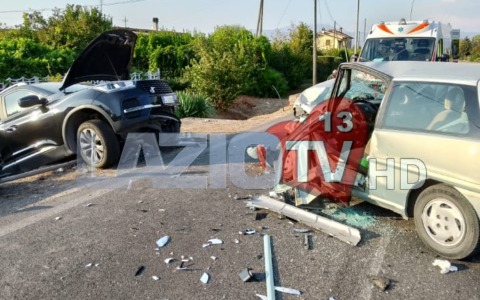 Incidente a Latina: cinque feriti, uno grave