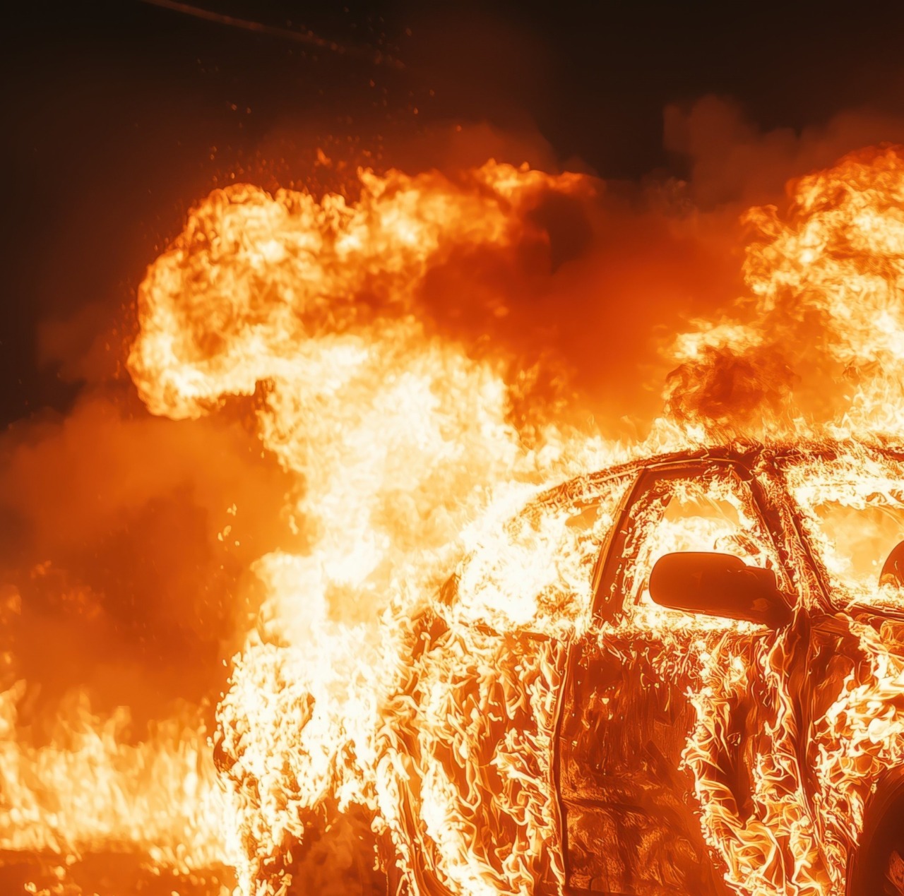 Fossignano, auto incendiata nella notte: indagini in corso