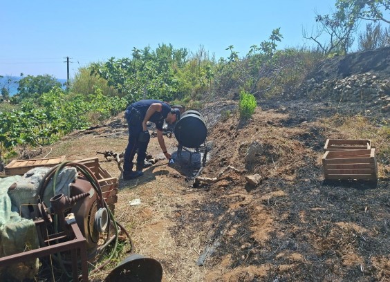 Rogo a Gaeta partito da un braciere: denunciato il proprietario