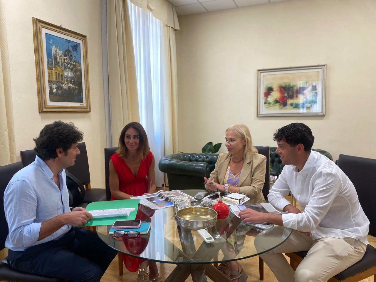 Centro storico, confronto tra Celentano, assessori e Luca Targa