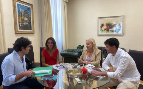 Centro storico, confronto tra Celentano, assessori e Luca Targa