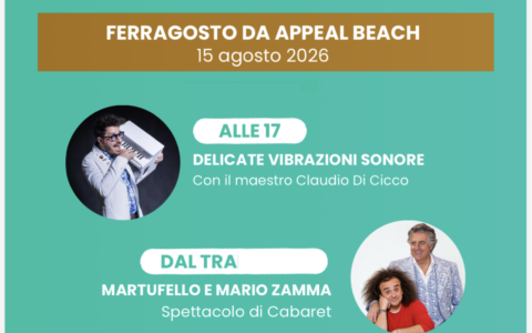 Ferragosto all’Appeal Beach tra musica, cabaret e mare