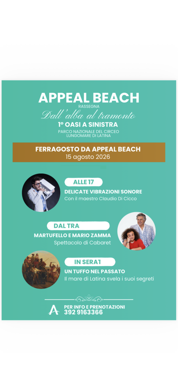 Ferragosto all’Appeal Beach tra musica, cabaret e mare