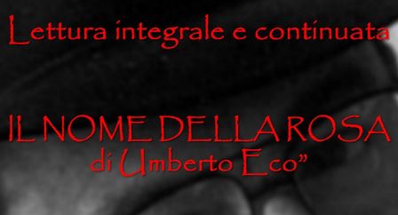 Maratona di lettura de “Il nome della rosa” a Sezze