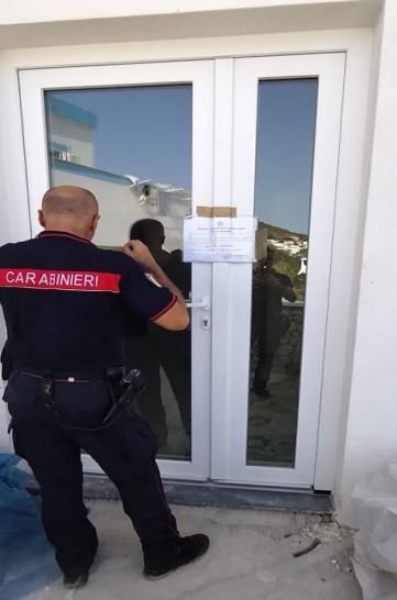 Cantiere sequestrato a Ponza per abusi edilizi