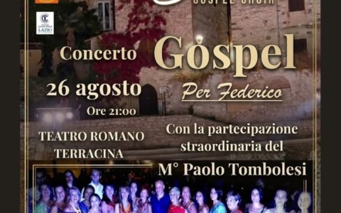 Gospel a Terracina per ricordare Federico Salvagni