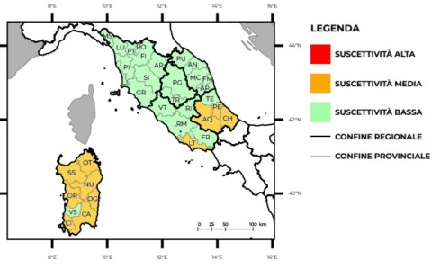 Maltempo, nuova allerta su Latina e Frosinone