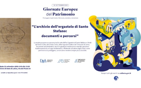 Patrimonio 2026, sabato apre l’Archivio di Stato di Latina
