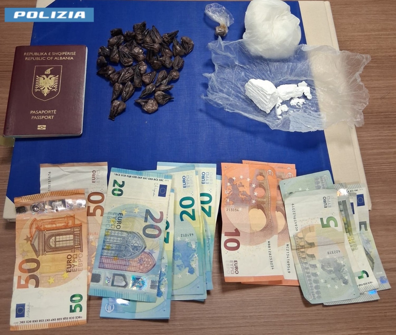 Gaeta, 50 grammi di cocaina sequestrati: arrestato un albanese