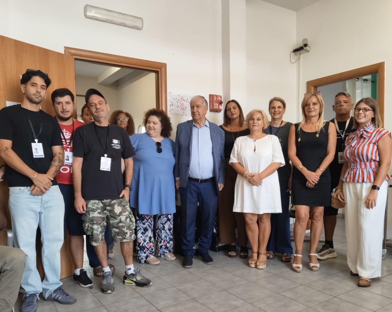 Galardo visita il dormitorio comunale di via Villafranca