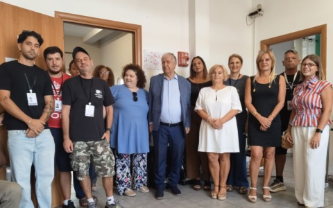 Galardo visita il dormitorio comunale di via Villafranca