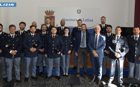 Quindici nuovi poliziotti in servizio nella provincia di Latina