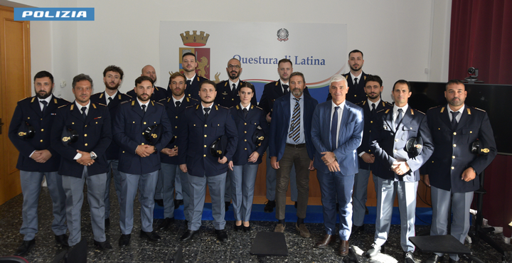 Quindici nuovi poliziotti in servizio nella provincia di Latina