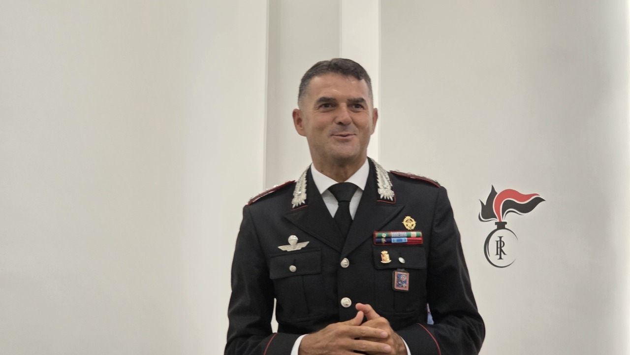 Latina, si insedia il nuovo comandante Palmieri