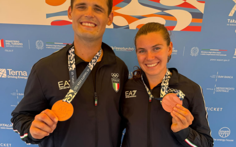Tedoldi conquista il bronzo nel doppio misto ai Giochi Mediterranei