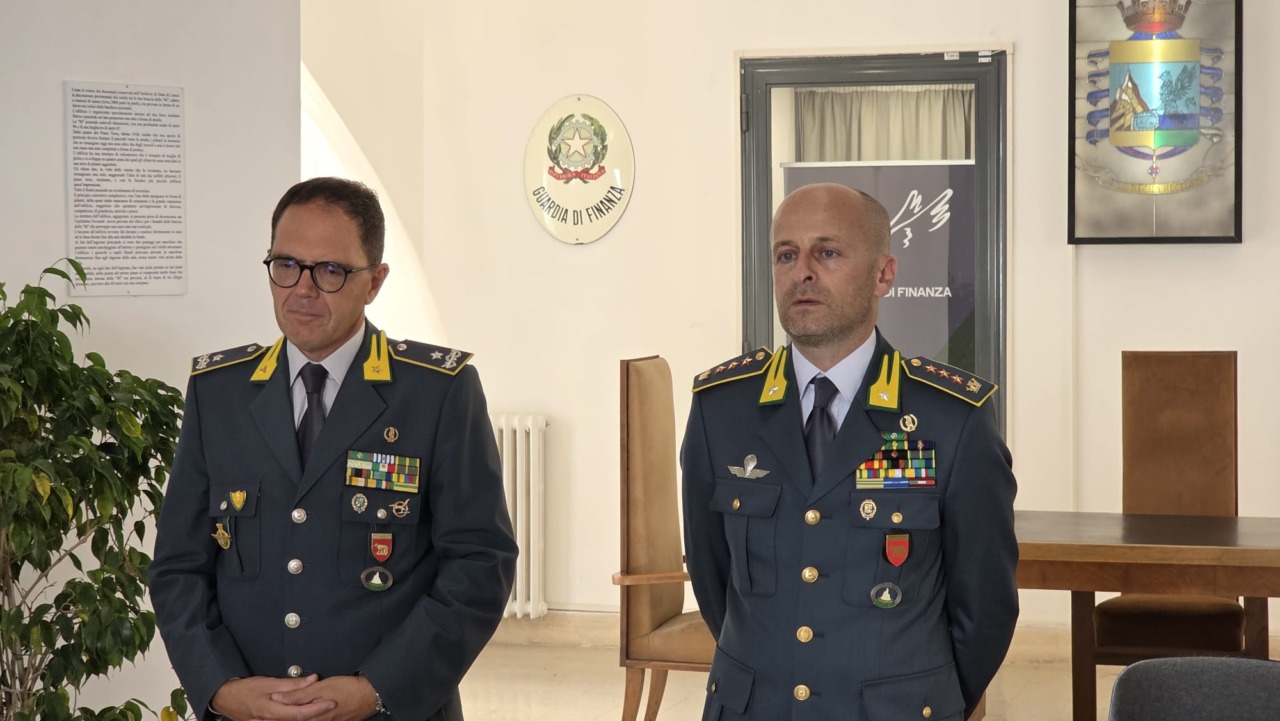 Tramontano nuovo comandante provinciale della Finanza