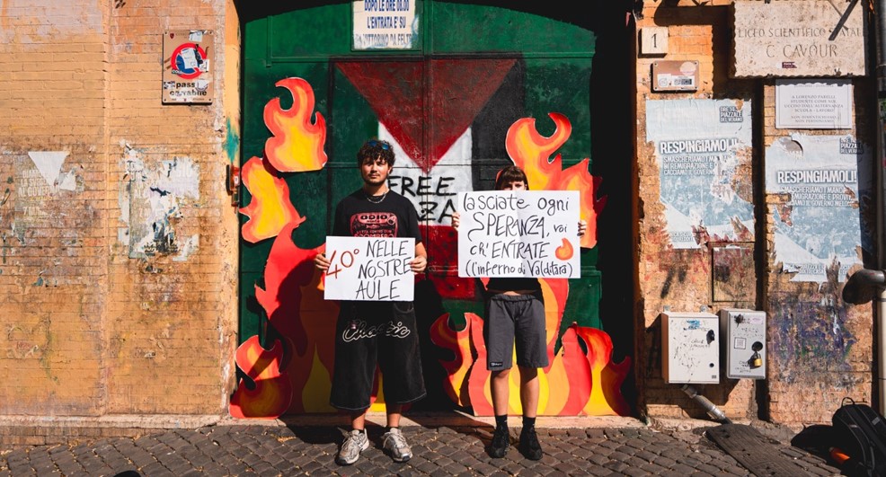 Scuola 2026/2027, flash mob nel Lazio contro il caldo in aula