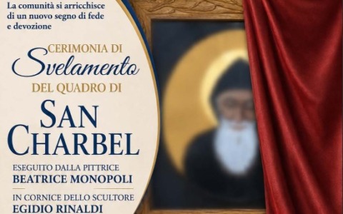 Fondi, il 18 settembre lo svelamento del quadro di San Charbel