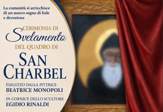 Fondi, il 18 settembre lo svelamento del quadro di San Charbel